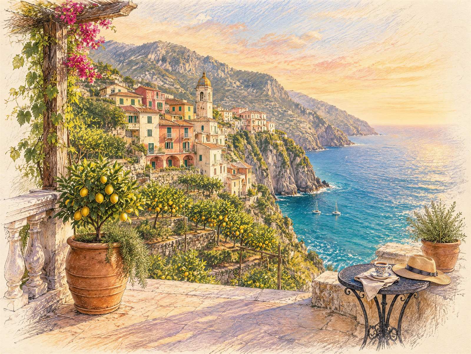 Una terrazza sull'Italia / A terrace in Italy